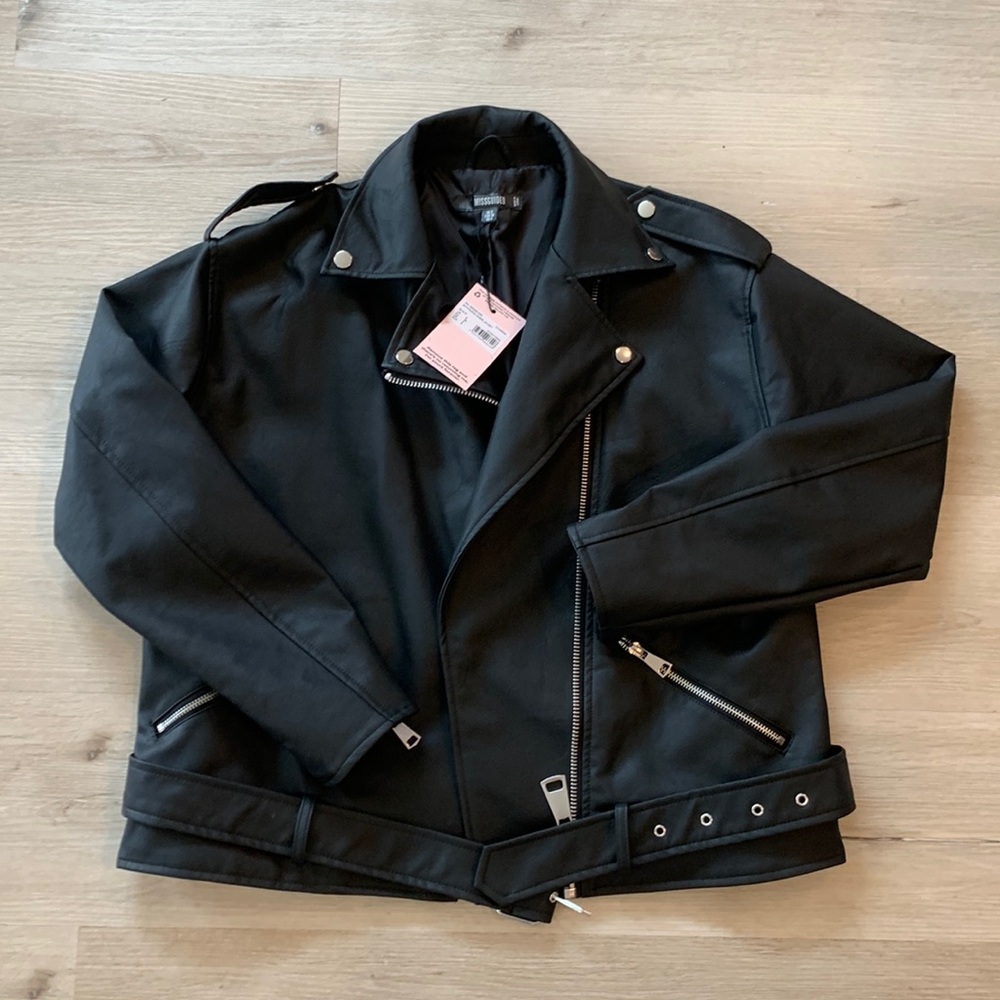 Missguided Boyfriend Biker Jacket
